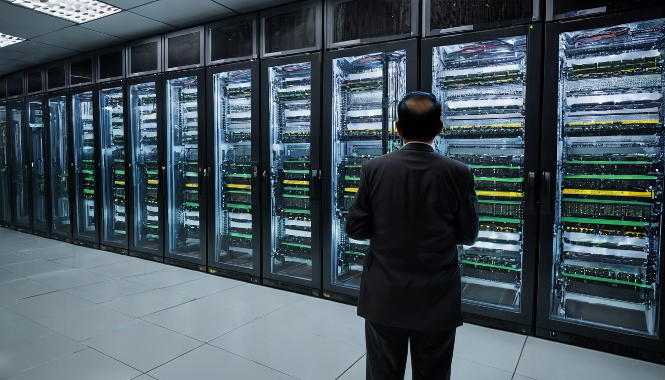Modern data center showcasing resilience and sustainability