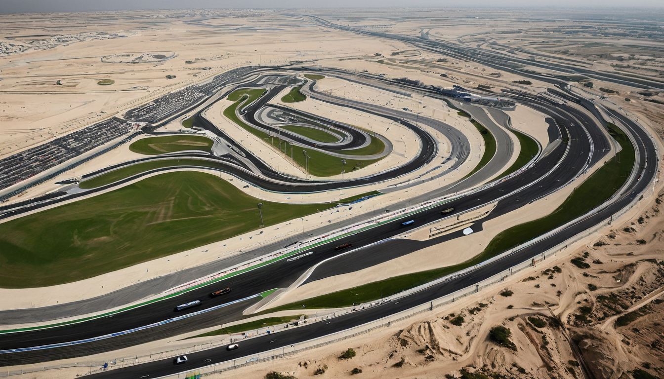 Sakhir International Circuit during F1 Bahrain Grand Prix
