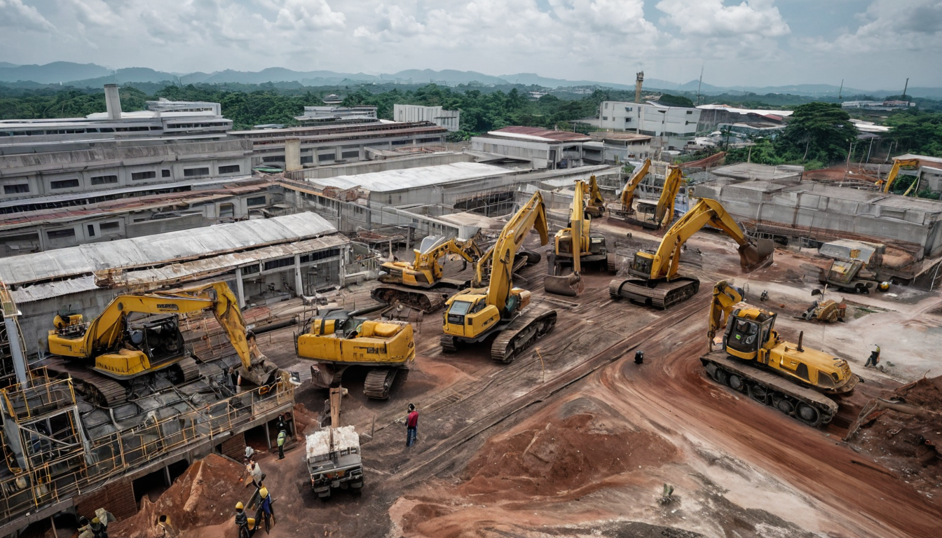 Factory closure at Shah Alam with safety signage