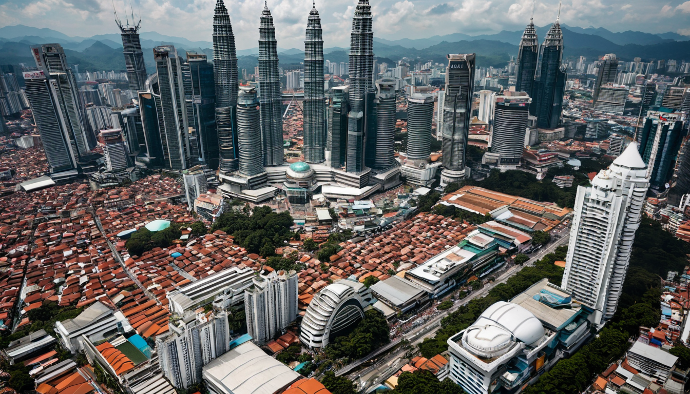 Hero image showing Malaysia's skyline with a proposed F1 race circuit