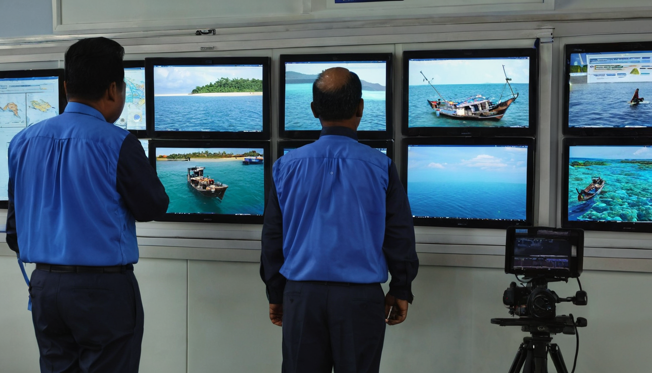 Coastal community thriving due to blue economy initiatives